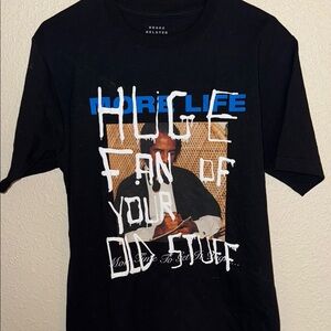 Drake Related Black Graphic Tee More Life